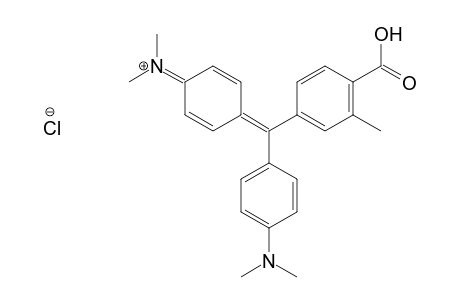 Methanaminium, N-[4-[(4-carboxy-3-methylphenyl)[4-(dimethylamino)phenyl]methylene]-2,5-cyclohexadien-1-ylidene]-N-methyl, chloride