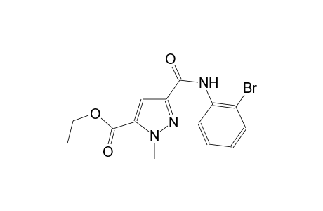 ethyl 3-[(2-bromoanilino)carbonyl]-1-methyl-1H-pyrazole-5-carboxylate