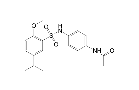 Acetamide, N-[4-[[[2-methoxy-5-(1-methylethyl)phenyl]sulfonyl]amino]phenyl]-