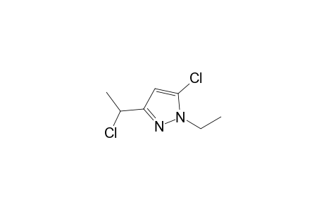 5-Chloro-3-(1-chloroethyl)-1-ethylpyrazole