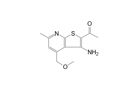 1-[3-Amino-4-(methoxymethyl)-6-methylthieno[2,3-b]pyridin-2-yl]ethanone