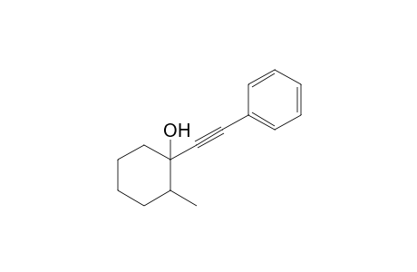 1-(Phenylethynyl)-2-methylcyclohexan-1-ol