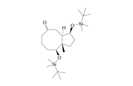 (3S,3aR,9S,9aS)-3,9-bis[[tert-butyl(dimethyl)silyl]oxy]-9a-methyl-2,3,3a,4,6,7,8,9-octahydro-1H-cyclopentacycloocten-5-one