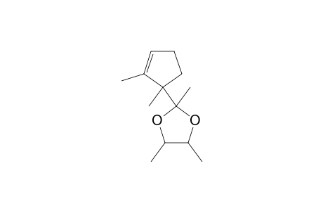 1,3-Dioxolane, 2-(2,3-dimethyl-1-cyclopenten-3-yl)-2,4,5-trimethyl-