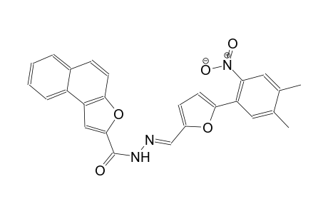 N'-{(E)-[5-(4,5-dimethyl-2-nitrophenyl)-2-furyl]methylidene}naphtho[2,1-b]furan-2-carbohydrazide