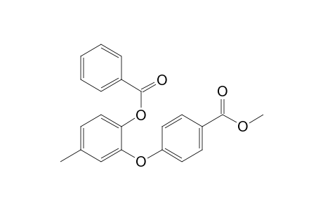 4-(2-benzoyloxy-5-methyl-phenoxy)benzoic acid methyl ester