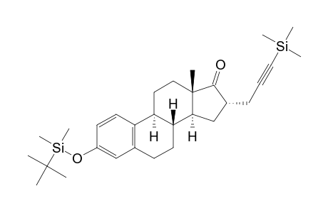Estra-1,3,5(10)-trien-17-one, 3-[[(1,1-dimethylethyl)dimethylsilyl]o xy]-16-[3-(trimethylsilyl)-2-propynyl]-, (16.alpha.)-