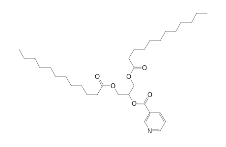 2-nicotinoyl-1,3-didodecanoylglycerol