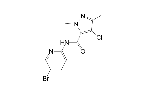 N-(5-bromo-2-pyridinyl)-4-chloro-1,3-dimethyl-1H-pyrazole-5-carboxamide
