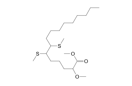 Hexadecanoic acid, 2-methoxy-6,7-bis(methylthio)-, methyl ester