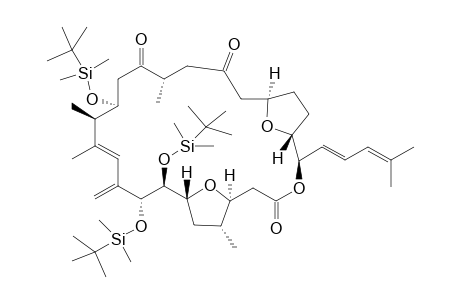 (1R,2R,6S,7R,9R,10S,11R,15R,16S,19S,23R,E)-10,11,16-tris((tert-butyldimethylsilyl)oxy)-7,14,15,19-tetramethyl-12-methylene-2-((E)-4-methylpenta-1,3-dien-1-yl)-3,26,27-trioxatricyclo[21.2.1.1(6,9)]heptacos-13-ene-4,18,21-trione