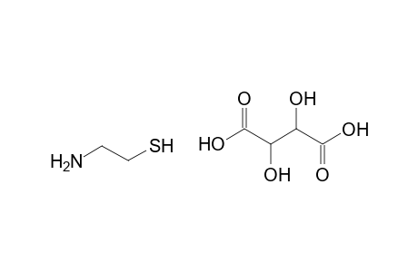 2-aminoethanethiol, tartrate(1:1)(salt)