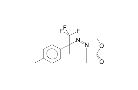 3-CARBMETHOXY-3-METHYL-5-TRIFLUOROMETHYL-5-(PARA-TOLYL)-1-PYRAZOLINE