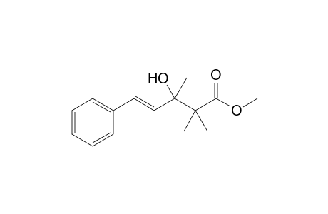 Methyl (E)-3-Hydroxy-2,2,3-trimethyl-5-phenylpent-4-enoate