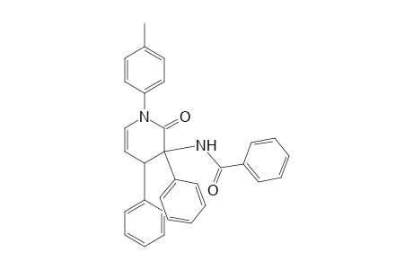 Benzamide, N-[1,2,3,4-tetrahydro-1-(4-methylphenyl)-2-oxo-3,4-diphenyl-3-pyridinyl]-