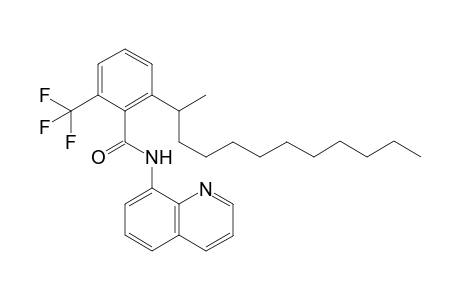 2-(dodecan-2-yl)-N-(quinolin-8-yl)-6-(trifluoromethyl)benzamide