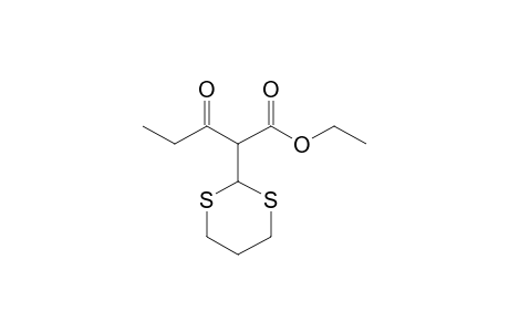 Ethyl 2-(1,3-dithian-2-yl)-3-oxopentanoate