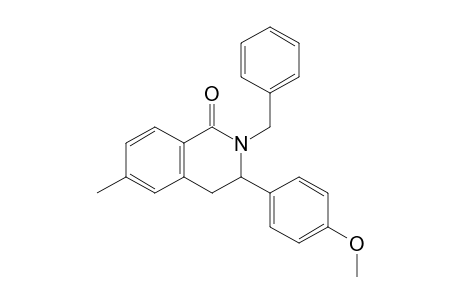2-Benzyl-3-(4-methoxyphenyl)-6-methyl-3,4-dihydroisoquinolin-1(2H)-one