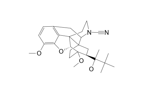 N-CYANO-7-BETA-(1-[S]-HYDROXY-1,2,2-TRIMETHYLPROPYL)-6,14-ENDO-ETHANO-6,7,8,14-TETRAHYDRONORTHEBAINE