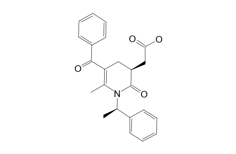 (7R,3S)-(5-BENZOYL-6-METHYL-2-OXO-1-(1-PHENYLETHYL)-1,2,3,4-TETRAHYDROPYRIDIN-3-YL)-ACETIC-ACID