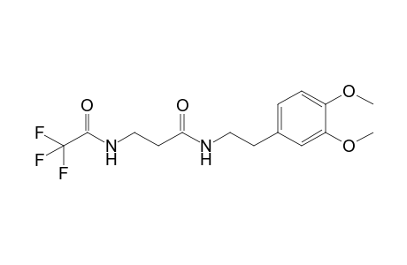 N-homoveratryl-3-[(2,2,2-trifluoroacetyl)amino]propionamide