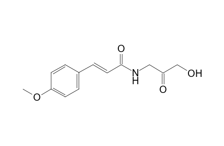 N-(3-hydroxy-2-oxopropyl)-(E)-3-(4-methoxyphenyl)acrylamide