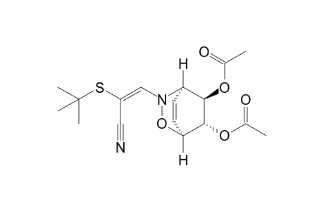 (1S,4R,7S,8R)-7,8-Diacetoxy-3-(E,Z-2'-cyano-2'-tert-butylmercaptoethenyl)-3-aza-2-oxabicyclo[2.2.2]oct-5-ene