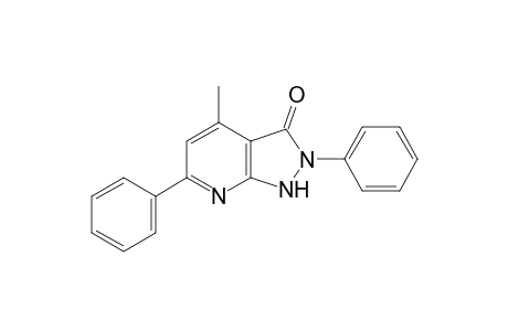 2,6-diphenyl-4-methyl-1H-pyrazolo[3,4-b]pyridin-3(2H)-one