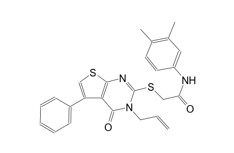 acetamide, 2-[[3,4-dihydro-4-oxo-5-phenyl-3-(2-propenyl)thieno[2,3-d]pyrimidin-2-yl]thio]-N-(3,4-dimethylphenyl)-