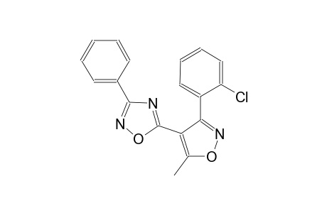 1,2,4-oxadiazole, 5-[3-(2-chlorophenyl)-5-methyl-4-isoxazolyl]-3-phenyl-