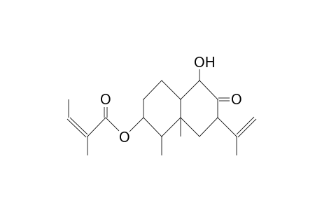 3a-Angeloyloxy-9b-hydroxy-8-oxo-10b-H-eremophil-11-ene