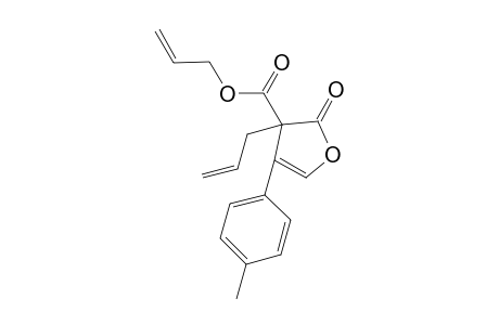 Allyl 3-allyl-2-oxo-4-p-tolyl-2,3-dihydrofuran-3-carboxylate