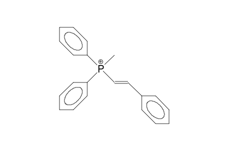 methyl-di(phenyl)-[(E)-2-phenylethenyl]phosphanium