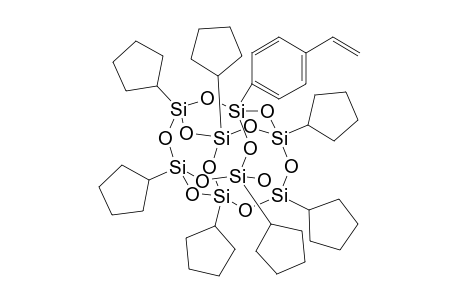PSS-(4-Vinylphenyl)-Heptacyclopentyl substituted