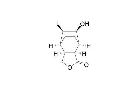 (1R*,2S*,6R*,7S*,8R*,9S*)-9-Hydroxy-8-Iodo-4-oxatricyclo[5.2.2.0(2,6)]undecan-3-one