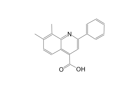 7,8-dimethyl-2-phenyl-4-quinolinecarboxylic acid