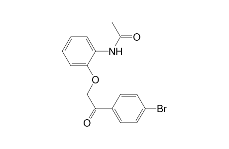 Acetamide, N-[2-[2-(4-bromophenyl)-2-oxoethoxy]phenyl]-