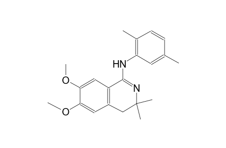 N-(2,5-dimethylphenyl)-6,7-dimethoxy-3,3-dimethyl-3,4-dihydro-1-isoquinolinamine