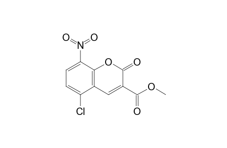 5-Chloro-2-keto-8-nitro-chromene-3-carboxylic acid methyl ester