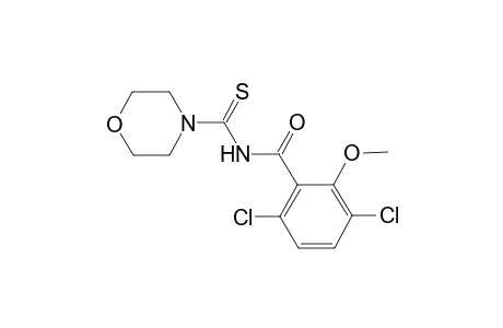 Benzamide, 3,6-dichloro-2-methoxy-N-(4-morpholinylcarbonothioyl)-