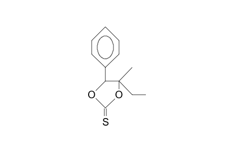 cis-4-Phenyl-5-methyl-5-ethyl-1,3-dioxolane-2-thione