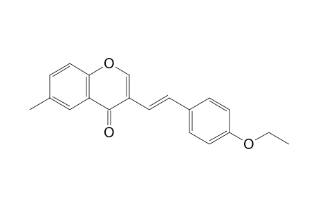 3-[(E)-2-(4-ethoxyphenyl)ethenyl]-6-methyl-1-benzopyran-4-one
