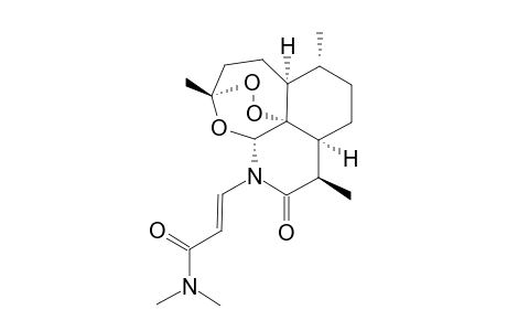 E-11-N-[1-(2-DIMETHYLCARBAMOYL)-VINYL]-AZA-ARTEMISININ