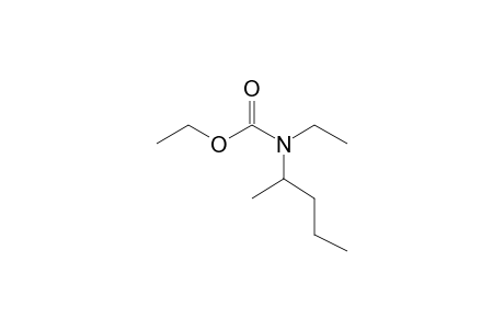 Carbonic acid, monoamide, N-(2-pentyl)-N-ethyl-, ethyl ester