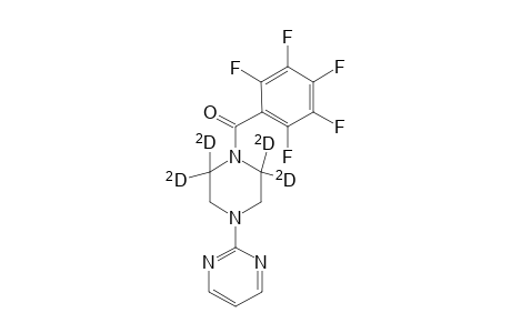 1-(pentafluorophenylcarbonyl)-4-(1,3-diazin-2-yl)-1,4-diaza-2,2,6,6-tetradeutero-cyclohexane