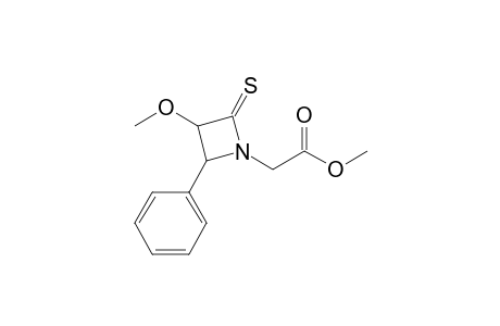 4-Phenyl-1-[(methoxycarbonyl)methyl]-3-methoxy-2-thioxoazetidine