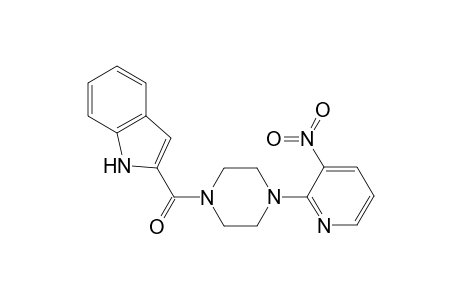 1-(Indolyl-2-carbonyl)-4-(3-nitro-2-pyridyl)piperazine