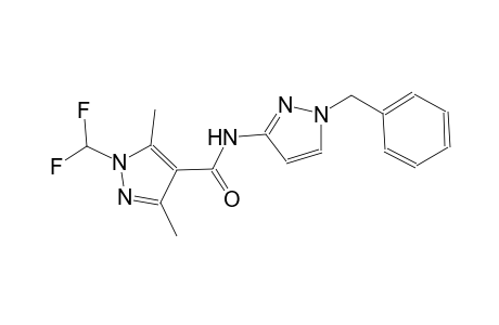 N-(1-benzyl-1H-pyrazol-3-yl)-1-(difluoromethyl)-3,5-dimethyl-1H-pyrazole-4-carboxamide
