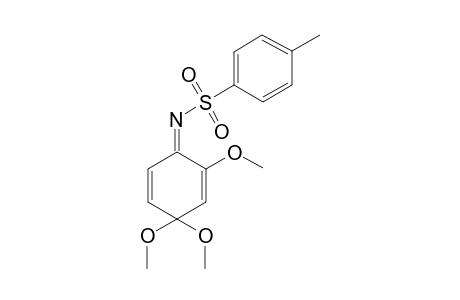1-[(Tolylsulfonyl)imino-2,4,4-trimethoxy-1,4-dihydrobenzene
