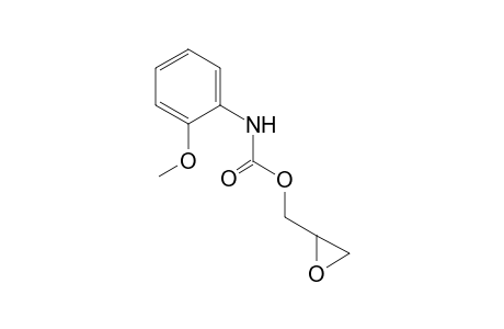 2-Oxiranylmethyl 2-methoxyphenylcarbamate